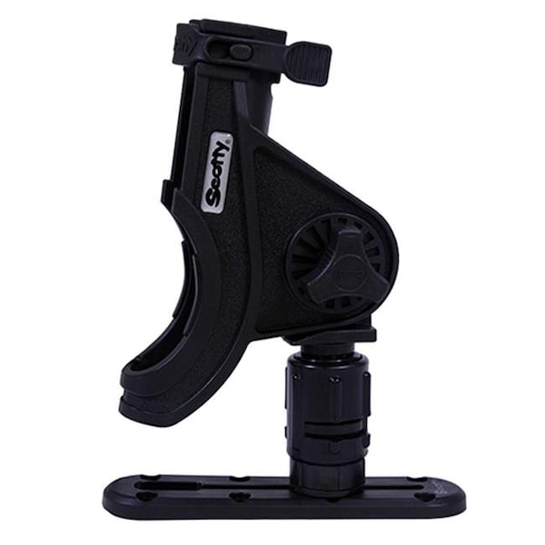 Newalthlete Baitcaster Rod Holder; Gearhead & Track; Black - Case of 12 NE304217 - main